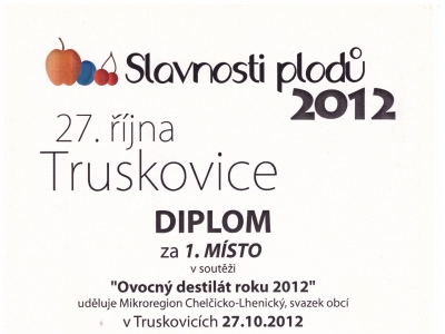 2012 Slivovice