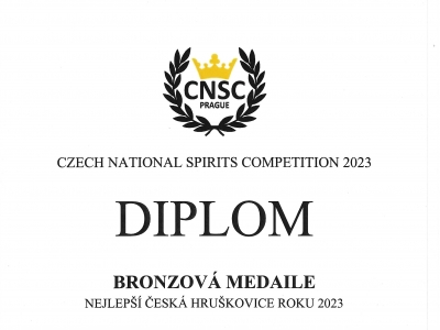 Hruškovice roku 2023 - bronz