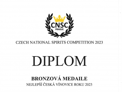 Vínovice roku 2023 - bronz